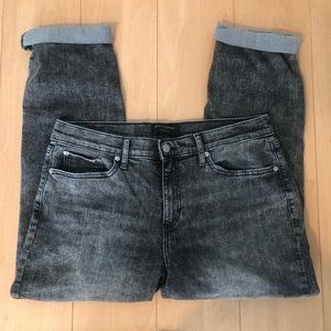 Banana Republic Factory Girlfriend Jeans 30/10, dark gray wash